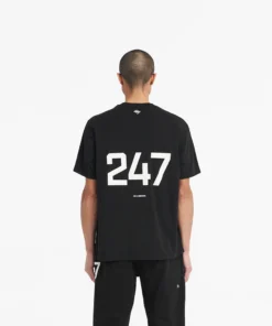 247 OVERSIZED BLACK T-SHIRT