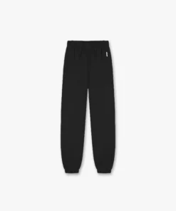 INITIAL CUFFED BLACK SWEATPANT