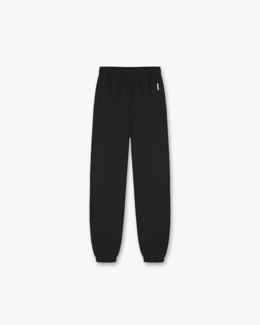 INITIAL CUFFED BLACK SWEATPANT