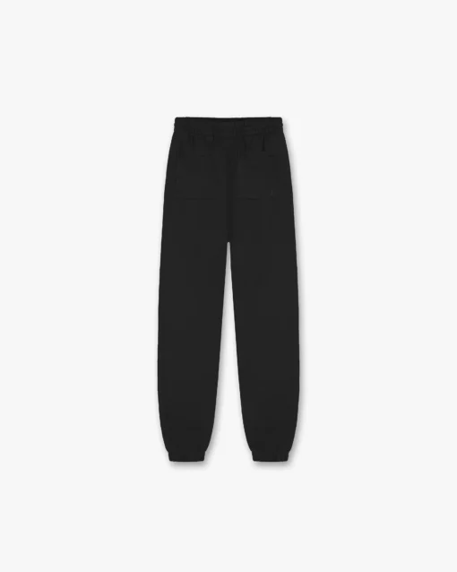 INITIAL CUFFED BLACK SWEATPANT