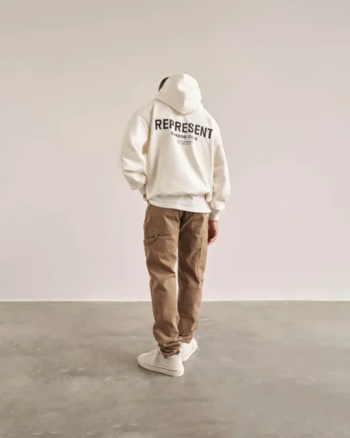 Represent Owners Club Hoodie White