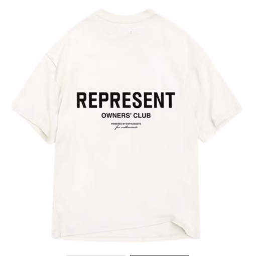 Represent White T Shirt1